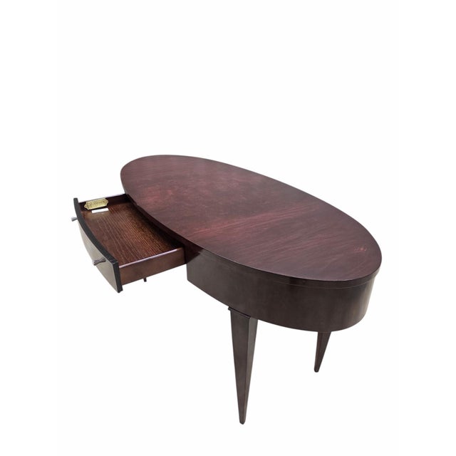 Early 21st Century Walter E. Smithe Gramercy Oval Executive Writing Desk For Sale - Image 5 of 10