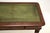 Brown Antique Victorian Leather Top Writing Table, 1860 For Sale - Image 8 of 10