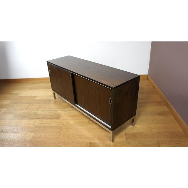 1960s Vintage Modernist Sideboard in Wenge, 1970 For Sale - Image 5 of 11
