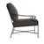 Contemporary Brown Jordan Venetian Lounge Chair, Textured Pewter frame with Fusion Charcoal fabric For Sale - Image 3 of 11
