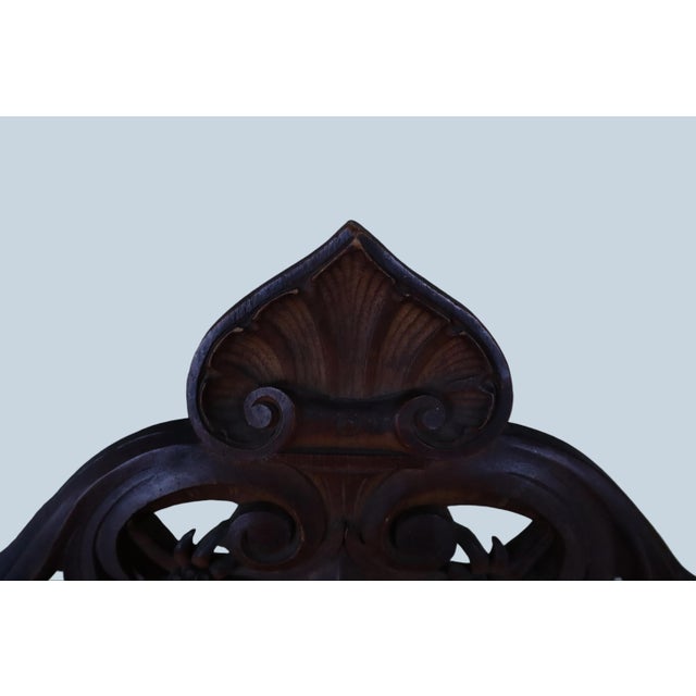 Brown Antique Swiss 19th Century Black Forest Hunting Arm Chair For Sale - Image 8 of 18