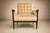 Móveis Provenzal Lounge Chair in Jacaranda & Champagne Mohair Velvet, Brazil, 1960s For Sale - Image 4 of 16