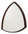 Vintage Danish Wall Mirror in Rosewood by Thomas Poss Eferfolger, 1960 For Sale