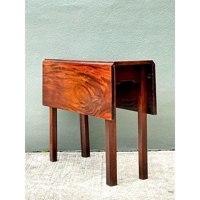 Vintage Drop Leaf Table For Sale - Image 4 of 12
