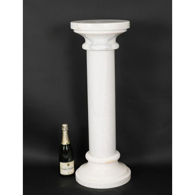 Vintage Portrait Bust of Roman Emperor Otho on Pedestal, 20th Century, Carrara For Sale - Image 18 of 18