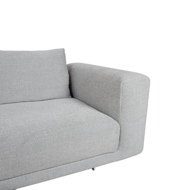 Moss 3-Seater Sofa in Gray Fabric from Cor For Sale - Image 6 of 13
