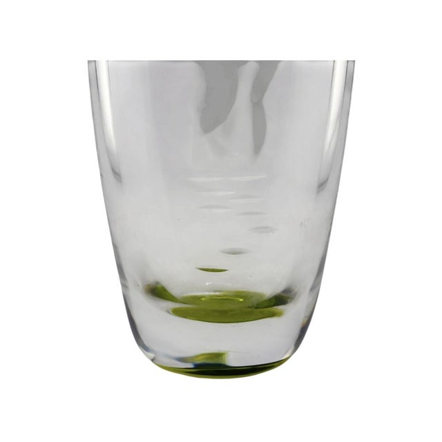 Swedish Engraved Glass Vase by Vicke Lindstrand for Kosta, 1960s For Sale - Image 9 of 15