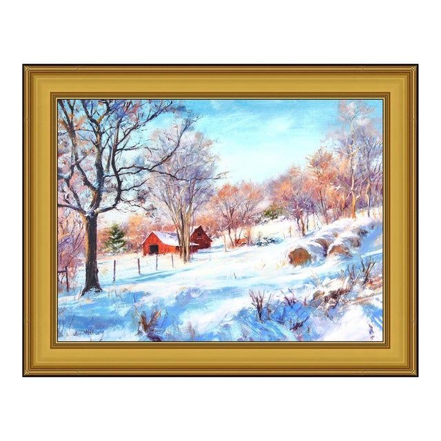 Late 20th Century Snow On The Knoll, Bill Inman For Sale