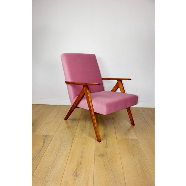Vintage B-310 Var Lounge Chair with Pink Upholstery, 1970s For Sale - Image 11 of 11
