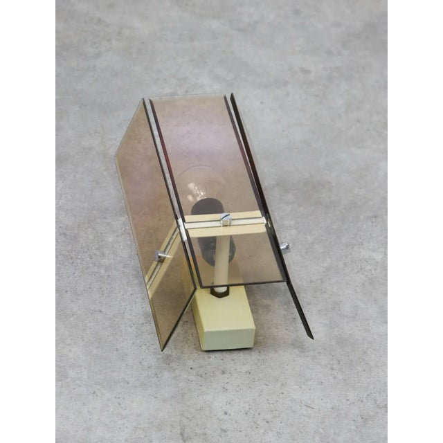 Italian Smoked Acrylic Glass Sconce from Guzzini, 1970s For Sale - Image 11 of 17