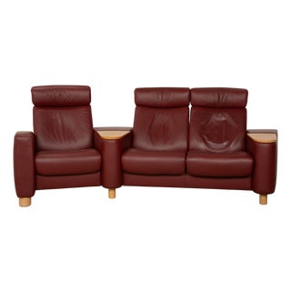 Arion Three-Seater Sofa in Leather from Stressless For Sale