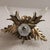 Vintage Florentine Floral Hand-Forged Silver-Plated 3-Light Flush Mount from Banci Firenze, Italy, Florence 1960s, Set of 5 For Sale - Image 16 of 18
