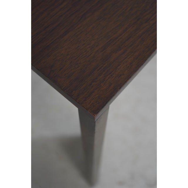 Wood Restoration Hardware 7 Piece Modern Dining Room Table & Chairs Set For Sale - Image 7 of 18