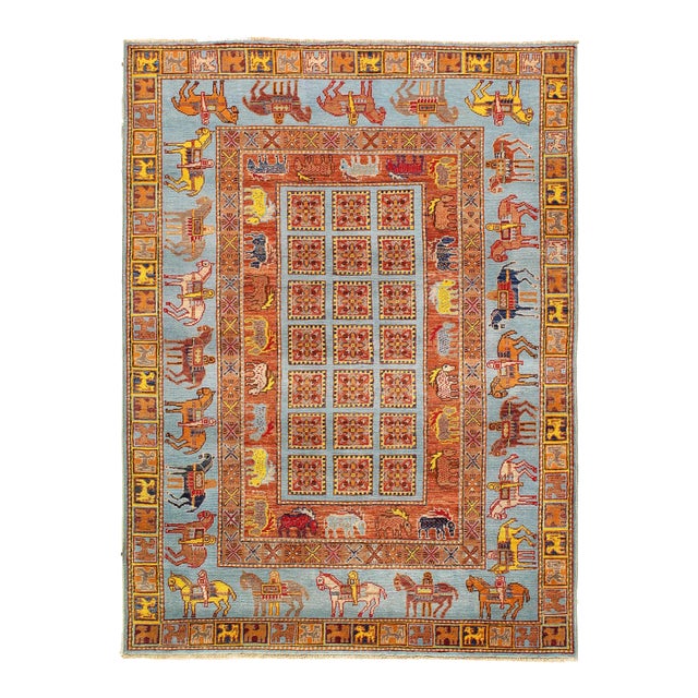 Pasargad DC Fine Handmade Tribal Wool Rug For Sale