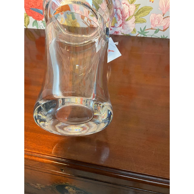 Mid 20th Century Baccarat Tornado Vase For Sale In Dallas - Image 6 of 7