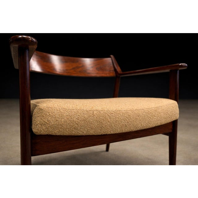 1960s Set of Four Brazilian Rosewood Armchairs / Dining Chairs by Jorge Jabour, Cantù, 1960s - Lot 634–615A For Sale - Image 5 of 18