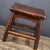 Brown Vintage Chinese Ming Style African Rosewood Square Stool With Rich Grain For Sale - Image 8 of 9