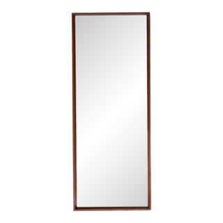 Mid 20th Century Danish Teak Wall Mirror by Jansen Spejle For Sale
