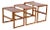 1960's Mid-Century Modern Danish Teak Nesting Tables For Sale