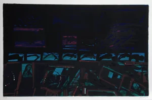John Hultberg, Dancing in the Night, Serigraph