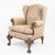 Late 20th Century George II Style Walnut Wing Armchair by Mike Bell For Sale - Image 4 of 18