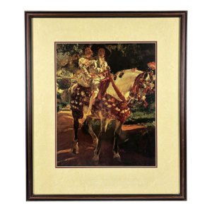 "Elena and Maria" – Framed Fine Art Print After Joaquín