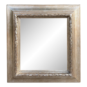 Regency Style Paul Ferrante White Gold Giltwood Mirror