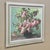 Mid 20th Century Antique Hand-Painted Still Life Oil on Canvas, Cherry Blossoms by E. Devos in Original Frame For Sale - Image 5 of 14