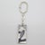 1940s Vintage Italian Handmade Genuine Silver Italian Futurism Sport Tennis Keyring For Sale - Image 5 of 11