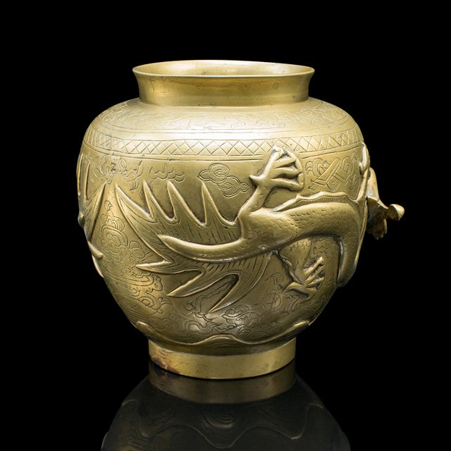 1880's Pair of Antique Flower Urns For Sale - Image 4 of 12