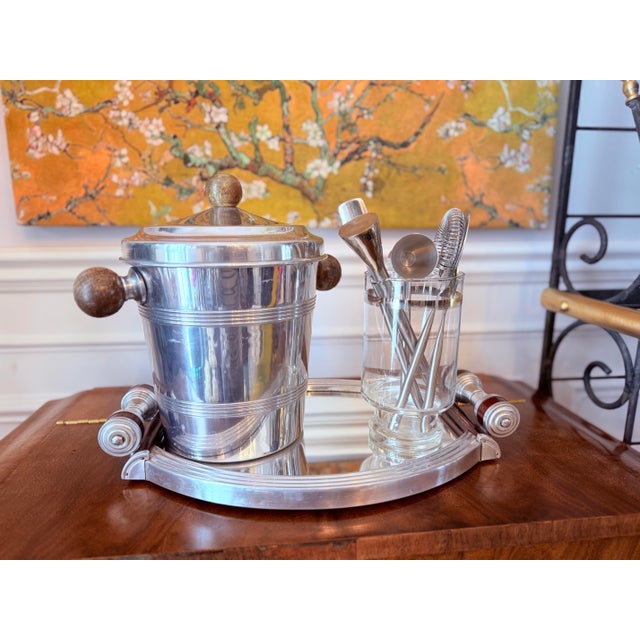 French Art Deco Burr Walnut Cocktail Cabinet / Dry Bar Server France 1930’s For Sale In New York - Image 6 of 12