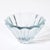 Glass Mid-Century Modern Strombergshyttan Blue Crystal Fluted Glass Bowl For Sale - Image 7 of 10