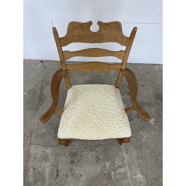 Mid-Century Modern Razorblade Armchair by Henning Kjærnulf, 1960s For Sale - Image 10 of 11