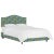 Kenmore Bed in Blue Citrine Loiret, Twin For Sale In Chicago - Image 6 of 6