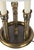 Brass Vintage Brass Bouillotte Lamp With Drum Shade For Sale - Image 8 of 14