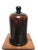 Chestnut Antique Amber Glass Apothecary Dome Cloche With Ground Glass Finial For Sale - Image 8 of 8
