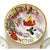 Mid 20th Century Vintage Floral Wall Plate Grouping - Set of 7 Antique & Vintage Chinese & Japanese Plates For Sale - Image 5 of 17