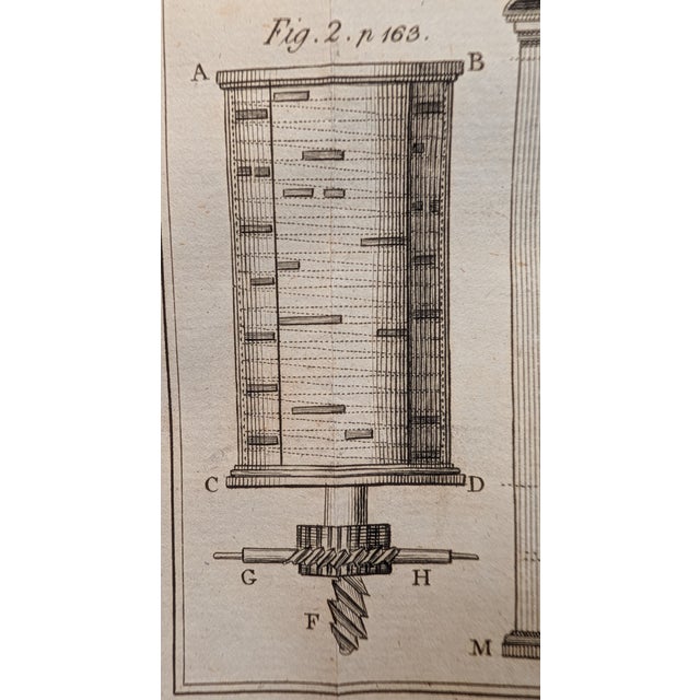 Illustration Antique Engraving, c.1780 — Mechanical Music Box Diagram, J. Lodge (1753–1796) For Sale - Image 3 of 6