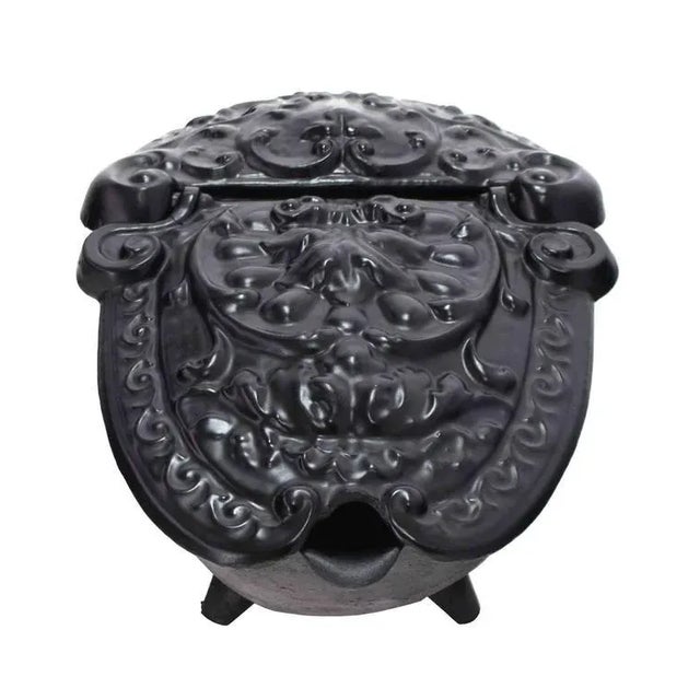 Mid-Century Modern Early 20th Century Cast Iron Coal Box For Sale - Image 3 of 10