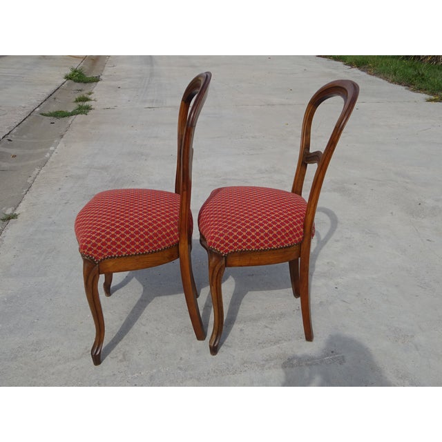 Antique Louis Philippe Chairs, 1800s, Set of 2 For Sale - Image 16 of 18