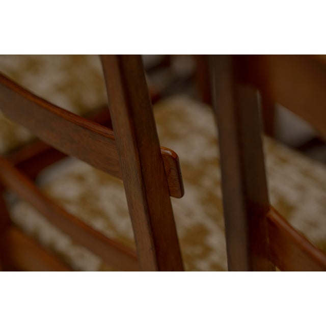 Brown Vintage Brutalist Dining Chairs, 1960s, Set of 6 For Sale - Image 8 of 18