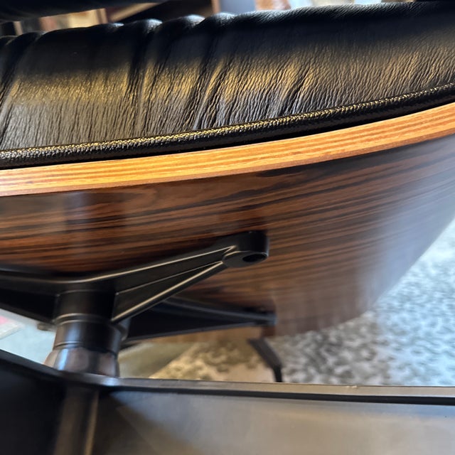 Curver K Imus Reproduction Lounge Chair + Ottoman, Set For Sale - Image 9 of 12