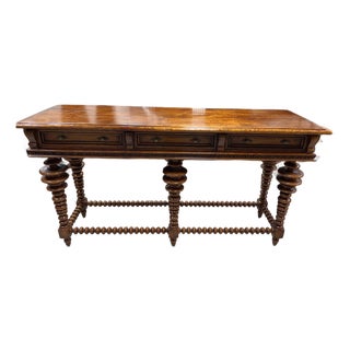 Traditional Console Table For Sale