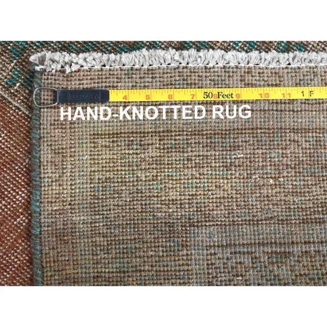 Textile 1960s Brown Vintage Persian Rug For Sale - Image 7 of 7