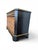 Wood Vintage Chest of Drawers with Blockboard and Brass Inlays, 1950s For Sale - Image 7 of 14