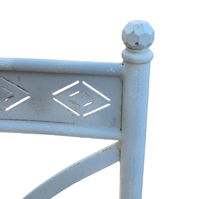 Vintage Wrought Iron Patio Chairs Set of 6 These Wrought iron chairs are perfect for any deck, patio, or outdoor space....