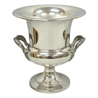 Vintage Poole Regency Silver Plated Trophy Cup Urn Champagne Chiller Ice Bucket For Sale