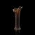 Glass Mid Century Decorative Carnival Glass Vase For Sale - Image 7 of 13