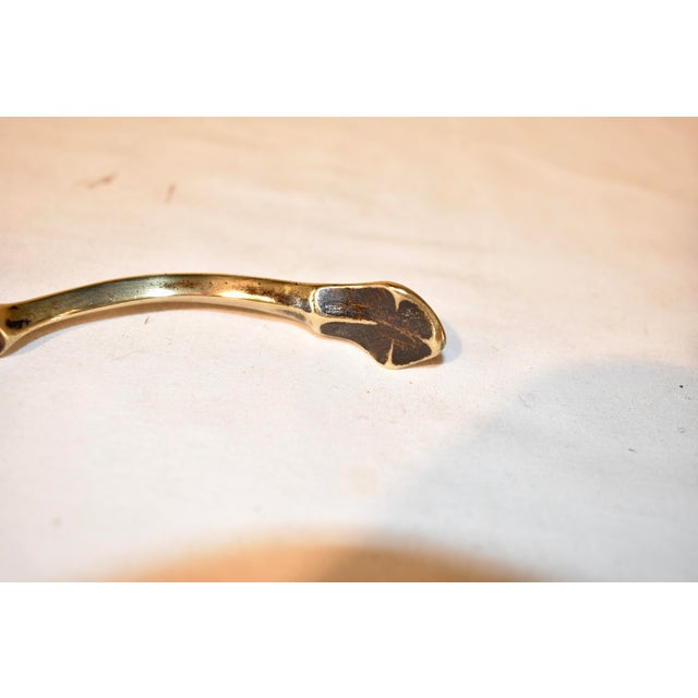 Pair of 19th Century English Brass Brazier Tongs For Sale - Image 9 of 9