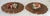 Pair of Mid-Century Oval Mushroom Wall Hangings For Sale - Image 9 of 11